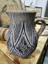 Load image into Gallery viewer, Rustic, Moroccan-Inspired Clay Pitcher