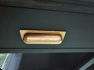 Obsidian Black 2-Drawer Console