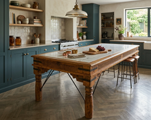 Load image into Gallery viewer, Rustic Indian Sheesham Wood Dining Table