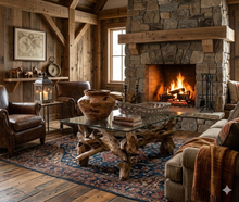 Load image into Gallery viewer, طاولة قهوة من خشب الساج مع سطح زجاجي