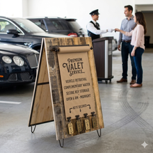 Load image into Gallery viewer, Reclaimed Wood Sandwich Board