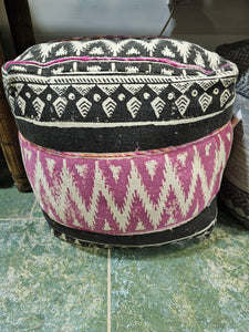 Square Cotton Poufs