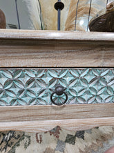 Load image into Gallery viewer, Vintage, Mango Wood 3-Drawer Console