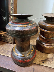 Vintage Rustic Candle Holders