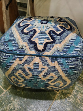 Square Cotton Poufs