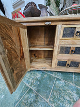 Load image into Gallery viewer, Vintage, Teak Wood Media Cabinet/Console