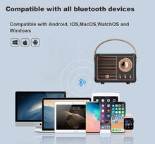 Load image into Gallery viewer, Retro Bluetooth Speaker