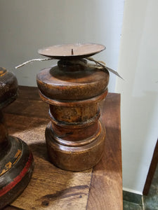 Vintage Rustic Candle Holders