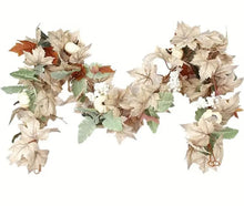 Load image into Gallery viewer, Fall Leaves &amp; Pumpkins Garland