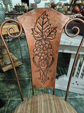 Load image into Gallery viewer, Vintage Ornate Copper Chairs