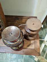 Load image into Gallery viewer, Vintage Rustic Candle Holders