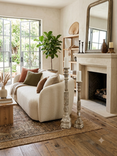 Load image into Gallery viewer, Distressed Wood Floor Candle Stands