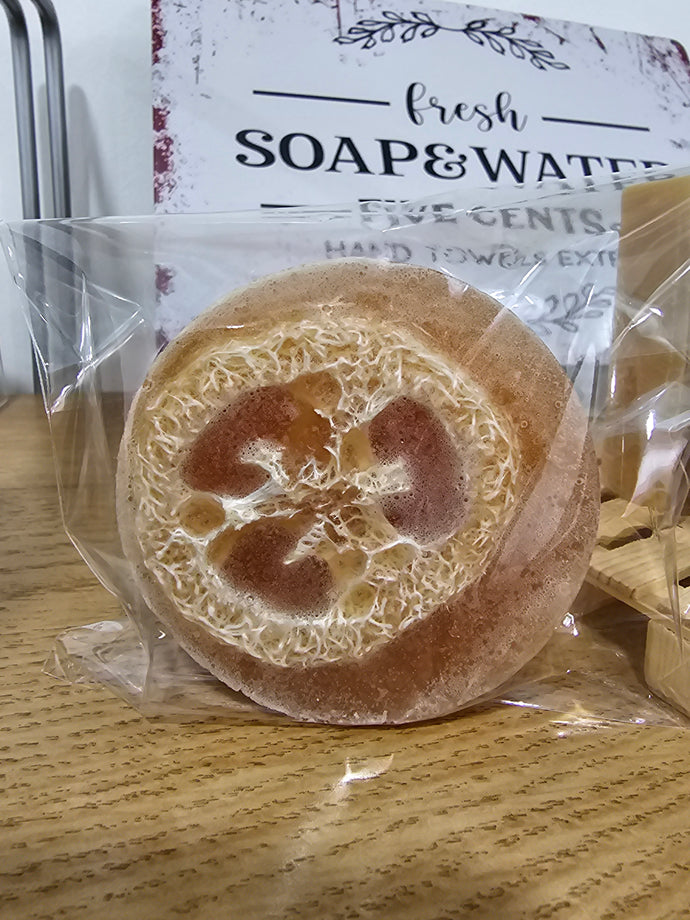 Fig Tea & Cucumber Loofah Body Bar