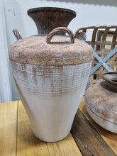 Load image into Gallery viewer, Tall Rustic Ombre Metal Vase