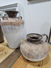 Load image into Gallery viewer, Tall Rustic Ombre Metal Vase