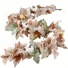 Load image into Gallery viewer, Fall Leaves &amp; Pumpkins Garland