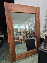 Load image into Gallery viewer, XLarge Teak Wood Standing Mirror