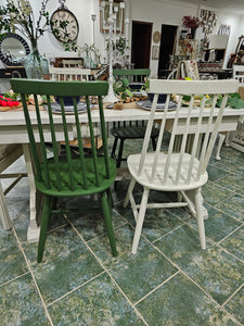 Windsor Spindle-Back Dining Chairs Set of Two