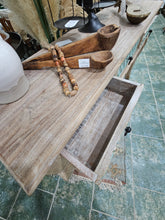 Load image into Gallery viewer, Vintage, Mango Wood 3-Drawer Console