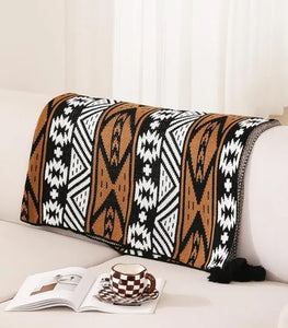 Knitted Southwest Design Throw