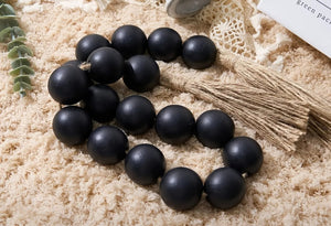 Large 4cm Wooden Bead 100cm Strand