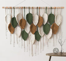 Load image into Gallery viewer, Large &#39;Leaf&#39; Macrame Wall Hanging