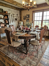Load image into Gallery viewer, Vintage Ornate Copper Chairs