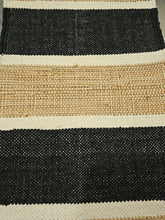 Load image into Gallery viewer, Sisal Table Runner in Black &amp; Natural