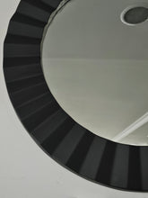 Load image into Gallery viewer, Custom Black Matte Metal Round Mirror