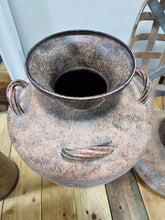 Load image into Gallery viewer, Tall Rustic Ombre Metal Vase