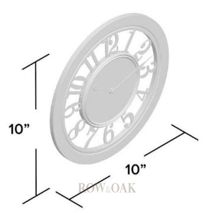 Round Antique 10 Wall Clock