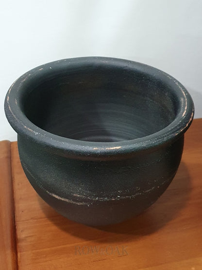 Rustic Black Planter Pot