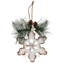 Load image into Gallery viewer, Rustic Snowflake Ornament 2