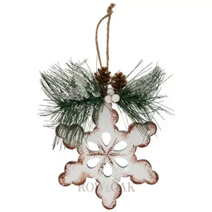 Rustic Snowflake Ornament 2