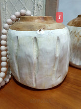 Load image into Gallery viewer, Rustic Teak Pot 1 Pots &amp; Planters