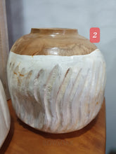 Load image into Gallery viewer, Rustic Teak Pot 2 Pots &amp; Planters