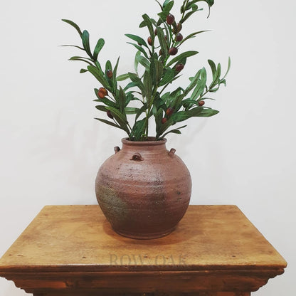 Rustic Terracotta Olive Pot