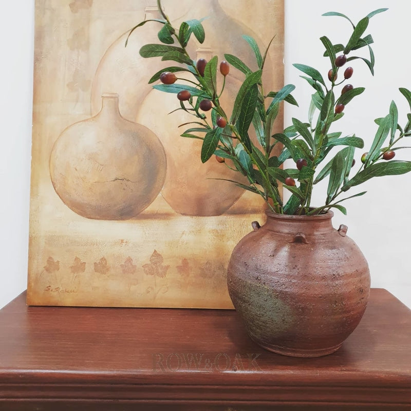 Rustic Terracotta Olive Pot