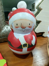 Load image into Gallery viewer, Santa Bobble Candy/Gift Container