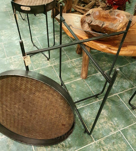 Seagrass & Metal Tables