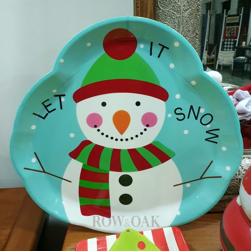 Snowman Tray