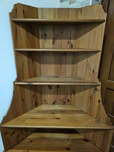 Solid Pine Corner Cabinet