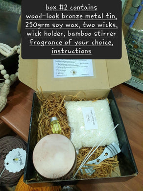 Soy Candle Making Kit #2 - Bronze Tin