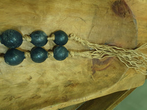 Strand Of Blue Glass Beads