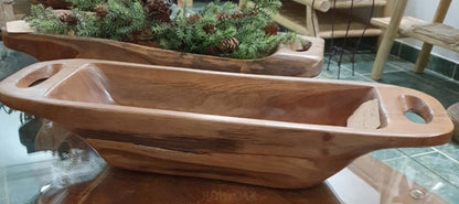 Teak 60Cm Trough Bowl