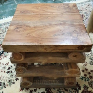 Teak Branch Stool