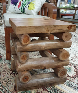 Teak Branch Stool