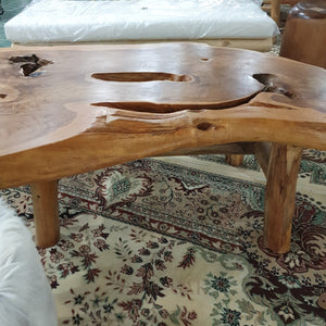 Teak Slab Coffee Table