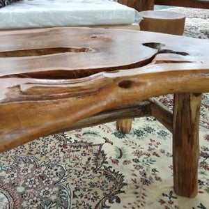 Teak Slab Coffee Table