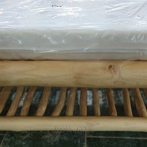 Natural Teak Wood Bench 1